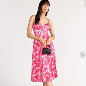 New York and company Lena Sleeveless Floral Sweetheart A-Line Dress - Brands